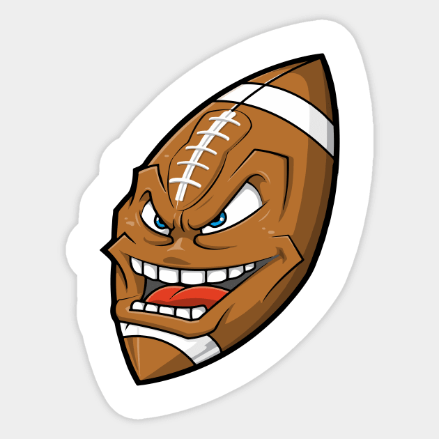 Wicked Super Bowl Ball Sticker by jobieh shop